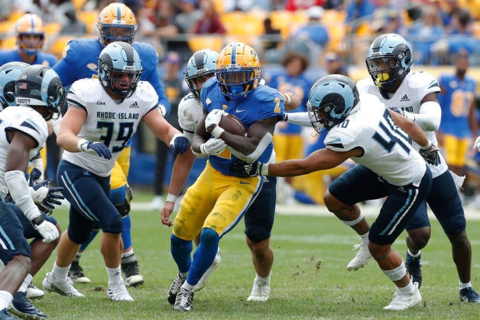 Pittsburgh running back Israel Abanikanda